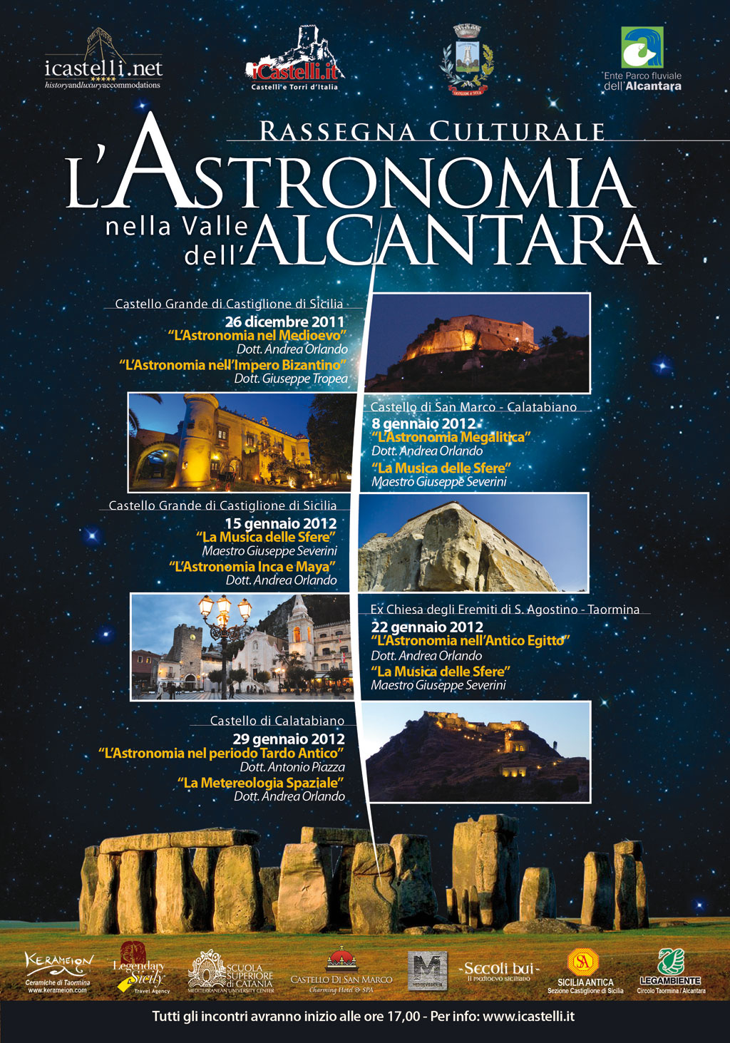 L'Astronomia nella Valle dell'Alcantara, edizione 2012