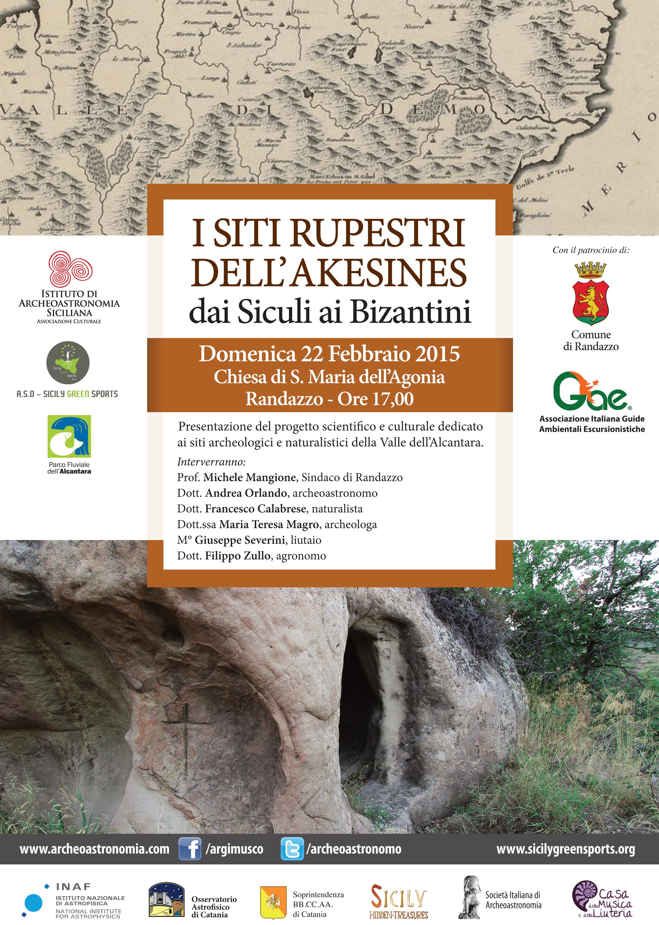 i Siti Rupestri dell'Akesines: dai Siculi ai Bizantini - 22 febbraio 2015